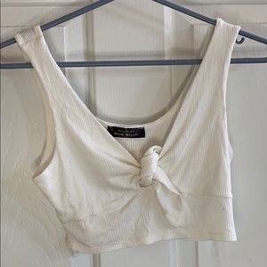 White crop top